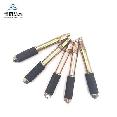 Grey Color Grey Steel Injection Packers 13*200mm Nipples A20 Grouting Waterproof Packers
