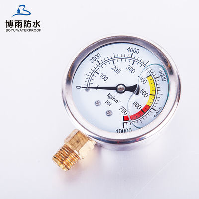 Traditional Design White High Pressure Gauge Grouting Machine Parts