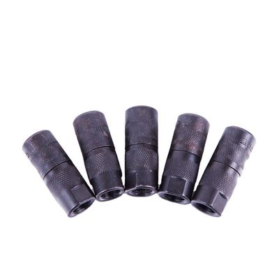 Construction Joint Grouting Injection Packers Hydraulic Grease Gun Coupler Black