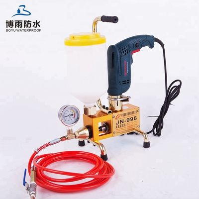 High Pressure Grouting Injection Pump Machine for Waterproofing Using Steel Material