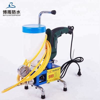 High Pressure Grouting Injection Pump Machine for Waterproofing Using Steel Material