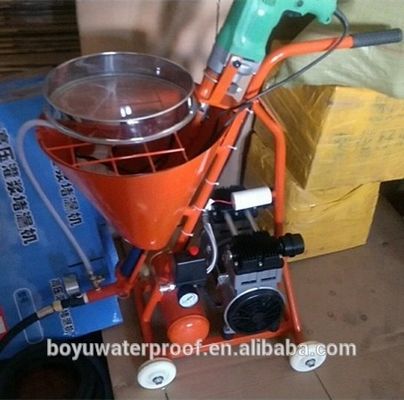 Portable High Pressure Cement Mortar Spraying Plastering Machine for Building Coating