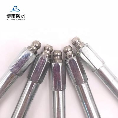 Polyurethane Resin Concrete Grout Flat Head Injection Packers 13*100mm Performance