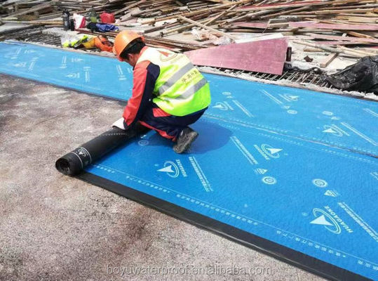 PVC Waterproof Coiled Material Membrane for Building House within 1.2-2.0 Meter Width