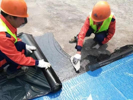 Cross Layer Film Adhered Waterproof Membrane for Building Roof and Railway Tunnel