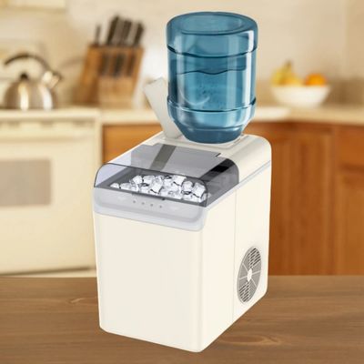 4.0L Water Capacity Home Kitchen Ice Maker Cube Ice Silent Operation Customization