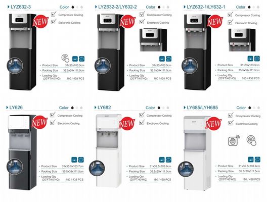 Customizable Bottom Loading Water Dispenser with Compressor Cooling Hot Cold Options