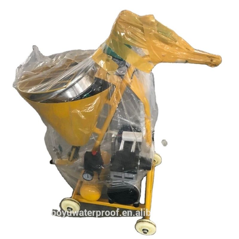 Portable High Pressure Cement Mortar Spraying Plastering Machine for Building Coating