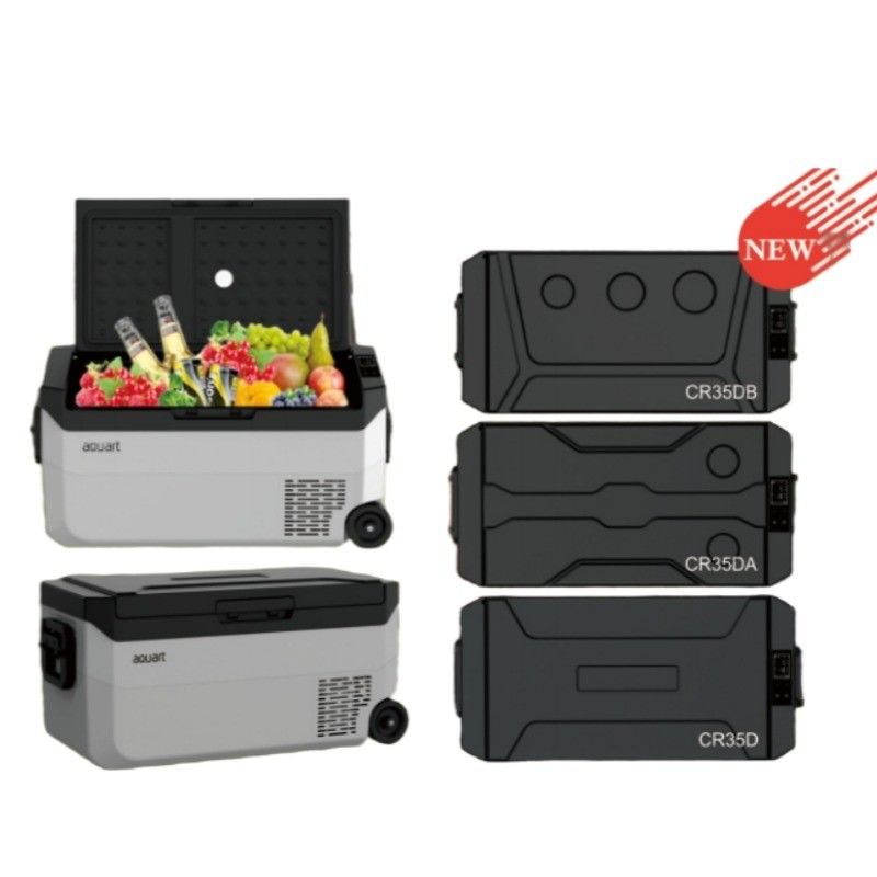 Silk Screen Printing Logo 35L Car Refrigerator for Outdoor Camping Travel Quick Cooling